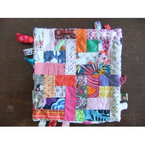 Doudou plat patchwork