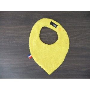 Bavoir bandana monstres/jaune