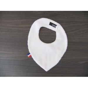 Bavoir bandana ballons/blanc