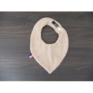 Bavoir bandana chiens/beige