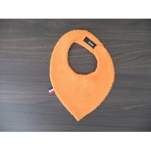 Bavoir bandana hiboux/orange