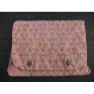 Trousse plate rose/or